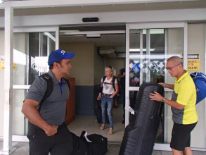 Arrivée Murielle Gilles à Tobago Airport ! 1er snorkeling